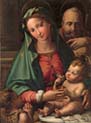 the holy family with the Infant saint john the baptist